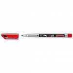Marker permanent Stabilo Write-4-all M, 1.0 mm, rosu