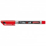 Marker permanent Stabilo Write-4-all M, 1.0 mm, rosu