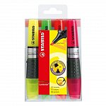 Textmarker Stabilo Luminator, set 4 bucati, 4 culori, cutie plastic