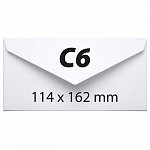 Plic C6, alb, gumat, 70g-mp, 25-set