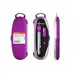 Compas ErichKrause S-Cool, 3 piese, metalic, etui plastic, diverse culori