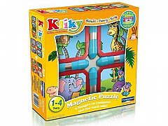 Supermag,Kliky-Puzzle magnetic,animale safari,1-4Y