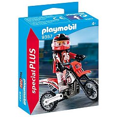 Playmobil-Figurina motociclist