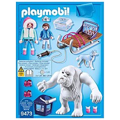 Playmobil-Yeti,figurine si sanie
