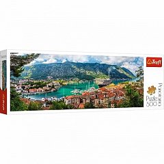 Puzzle Panorama orasul Kotor Muntenegru,500pcs,Trefl