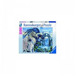 Puzzle Cuplu Dragoni, 1000 Piese,Ravensburger