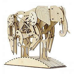 Puzzle mecanic,Elefant,lemn,8ani+