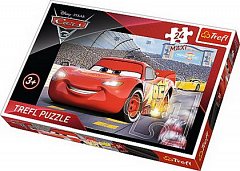 Puzzle Trefl Maxi - Cars 3, Campionul McQueen, 24 piese