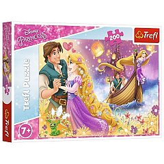 Puzzle Trefl - Lumea magica a printesei Rapunzel, 200 piese
