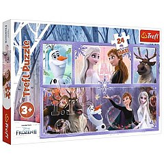 Puzzle Trefl Maxi - Frozen 2, O lume magica, 24 piese