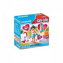 Playmobil City Life - Femeie la cumparaturi