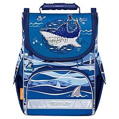 Ghiozdan Tiger Nature Quest, 35 x 31 x 19 cm, Shark Life