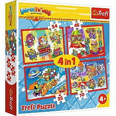 Puzzle Trefl 4 in 1 - Spionii secreti