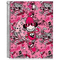 Caiet cu spira A5, 120 file, matematica, Pucca Enjoy life