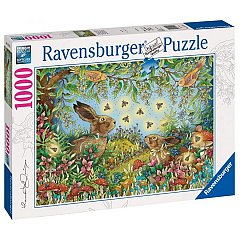 Puzzle Ravensburger - Padure magica, 1000 piese