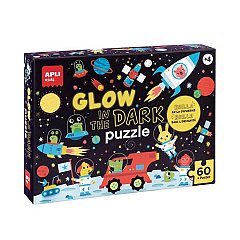 Puzzle Apli - Glow in the dark, Spatiu, 60 piese