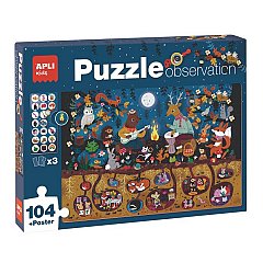 Puzzle Apli - Observation, Padure, 104 piese
