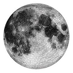 Puzzle rotund Luna, 1000 piese