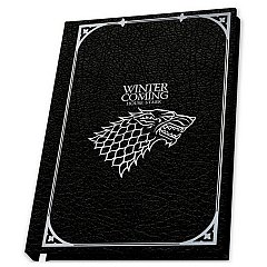 Notebook A5 Game of Thrones, Stark, premium