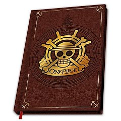 Notebook A5 One Piece, Skull, premium