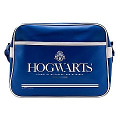 Geanta Harry Potter, Hogwarts, vinil, albastru