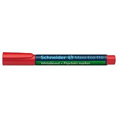 Marker tabla si flipchart Schneider Maxx Eco 110, varf rotund, 1-3 mm, rosu