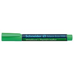 Marker tabla si flipchart Schneider Maxx Eco 110, varf rotund, 1-3 mm, verde