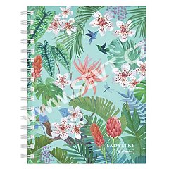 Caiet A5 100 File, Cu Spira, Patratele, Motiv Ladylike Jungle