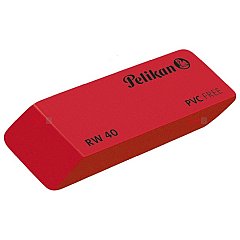 Radiera Pelikan Velvet RW 40, fara pvc, rosu, vrac