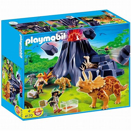 Playmobil-Triceratops cu puiul