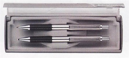 Set Senator Softstar,pix+creion mecanic,argintiu