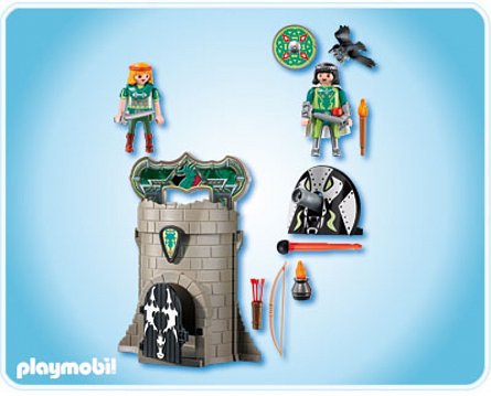 Playmobil-Turnul mobil al cavalerilor