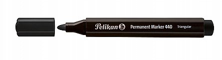 Marker perm.Pelikan440,varf rotund,negru