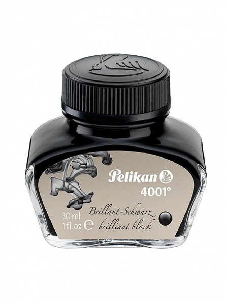 Cerneala Pelikan,30ml,negru lucios