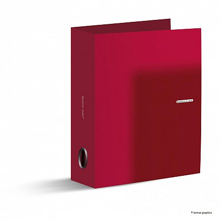 Biblioraft QuattroColori, 8cm, rosu