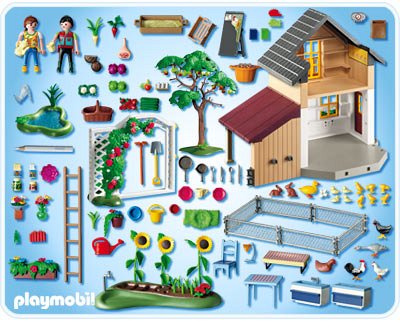 Playmobil-Ferma cu piata