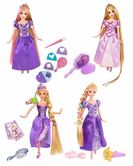 Papusa Disney, Rapunzel accesorii par