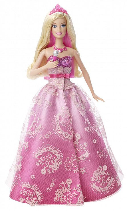 Papusa Barbie, printesa, cu sunete