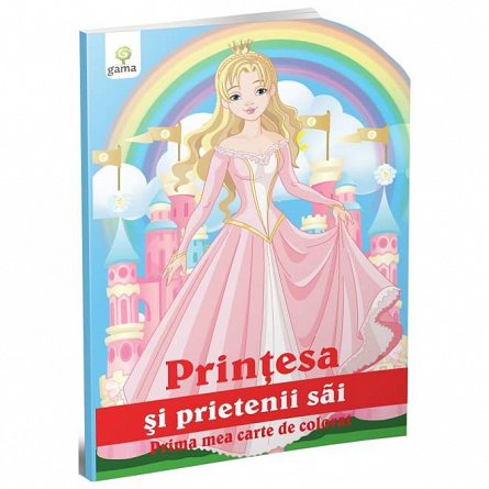 Printesa si prietenii sai. Prima mea carte de colorat