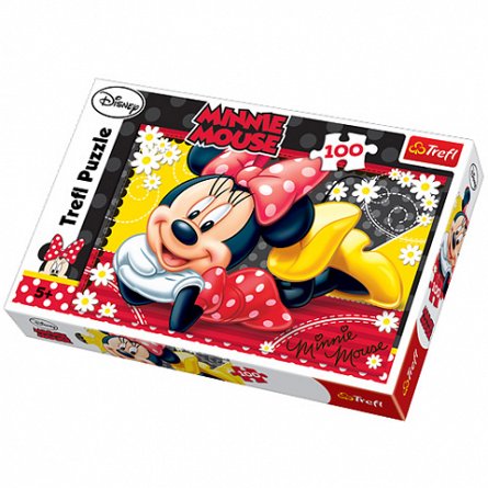 Puzzle Minnie Mouse, 100 pcs