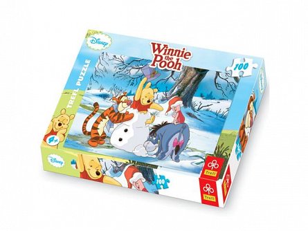 Puzzle Winnie the Poohin zapada, 100 pcs