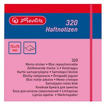 Cub notite adezive neon,320 file, 75x75mm