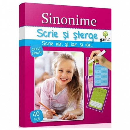 Scrie si sterge. Sinonime