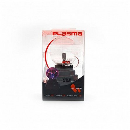 Glob cu Plasma 3", USB - Satzuma Plasma Orb