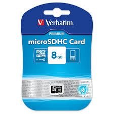 Card Memorie microSDHC Verbatim, 8GB, C10