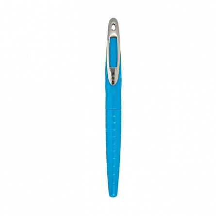 Stilou My.Pen, penita L, pentru stangaci, albastru/neon, cu 1 rezerva