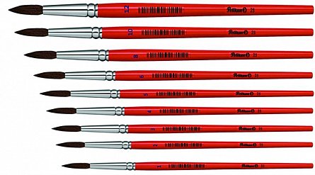 Pensula scolara Pelikan seria 23, varf rotund, nr. 10