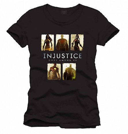 Injustice T-Shirt Card black Size L