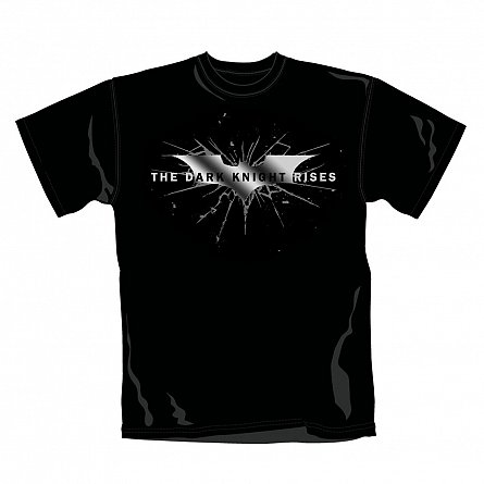 Batman T-Shirt Silver Logo XL