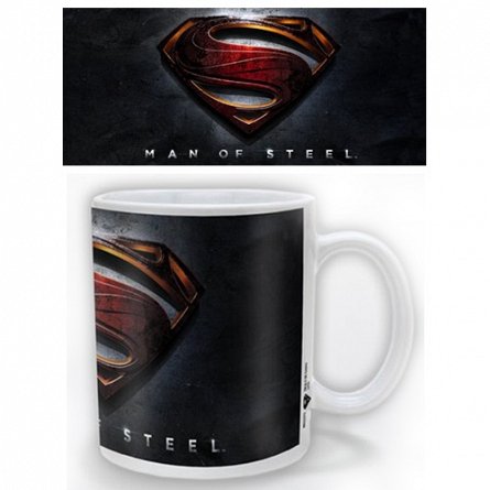 Man Of Steel Mug 3D Logo